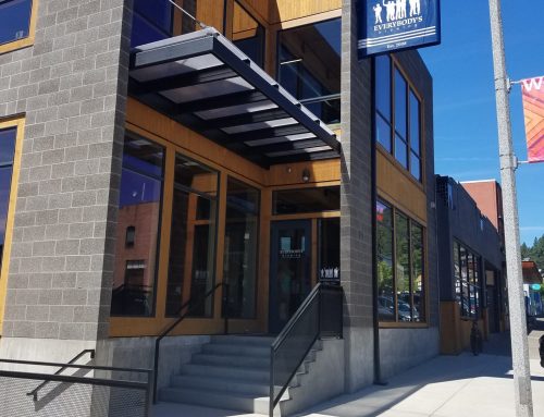Everybody’s Brewing in White Salmon, Washington:  Located at 151 E Jewett Blvd was completed in August, 2018