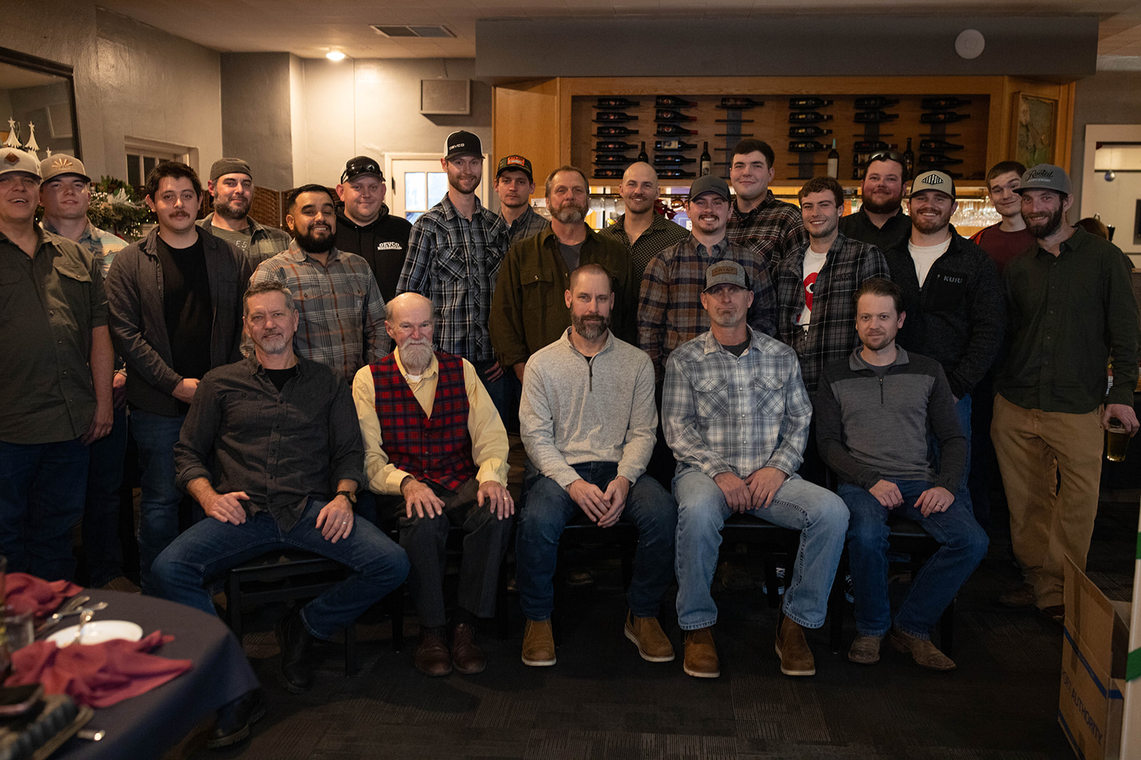 Devco Mechanical Crew at Christmas Party - 2018
